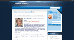 Desktop Screenshot of contractorinsurancetoohigh.com